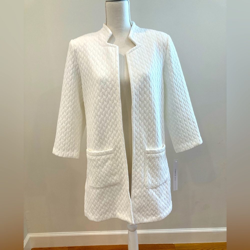Carole Wren White jacket